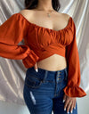 Hera Crop Top (rust)